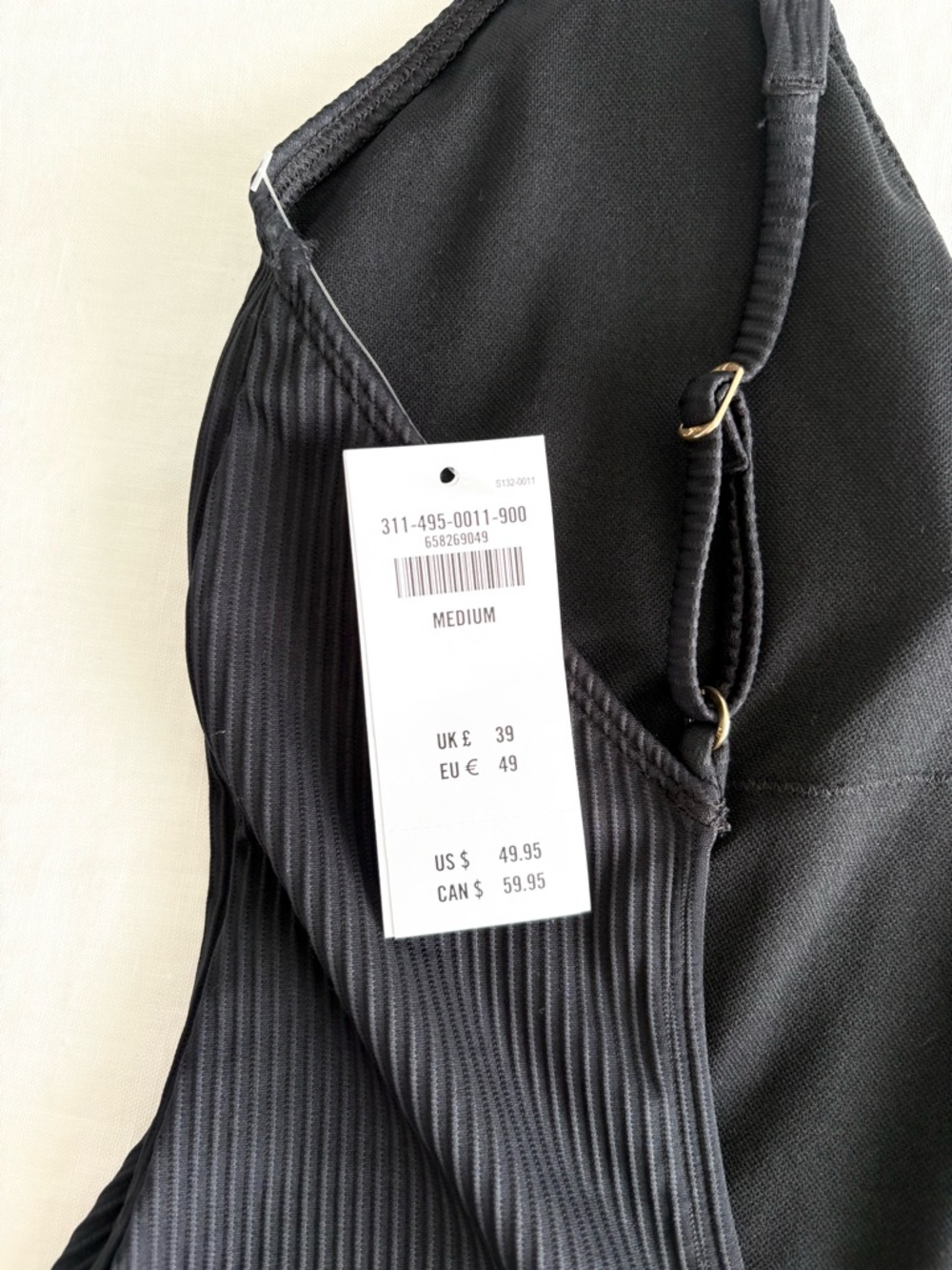 NWT Black Hollister One Piece Swimsuit - Picture 3 of 3